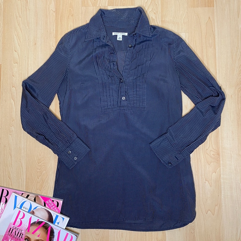 Banana Republic striped Long Sleeve blouse